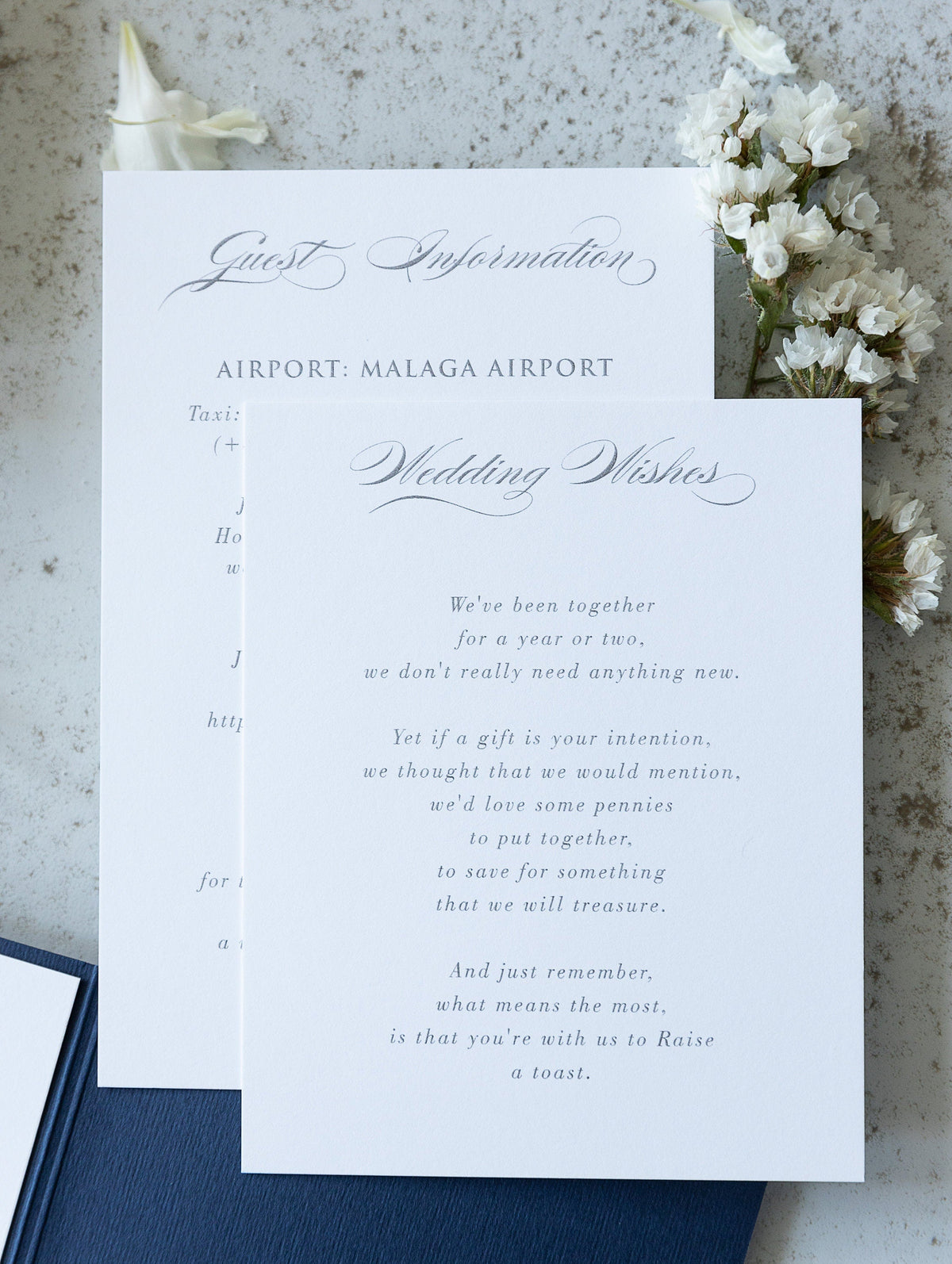 Classic Lace Pocketfold Wedding Invitation Suit, Laser Cut Folder, Invite with Envelope