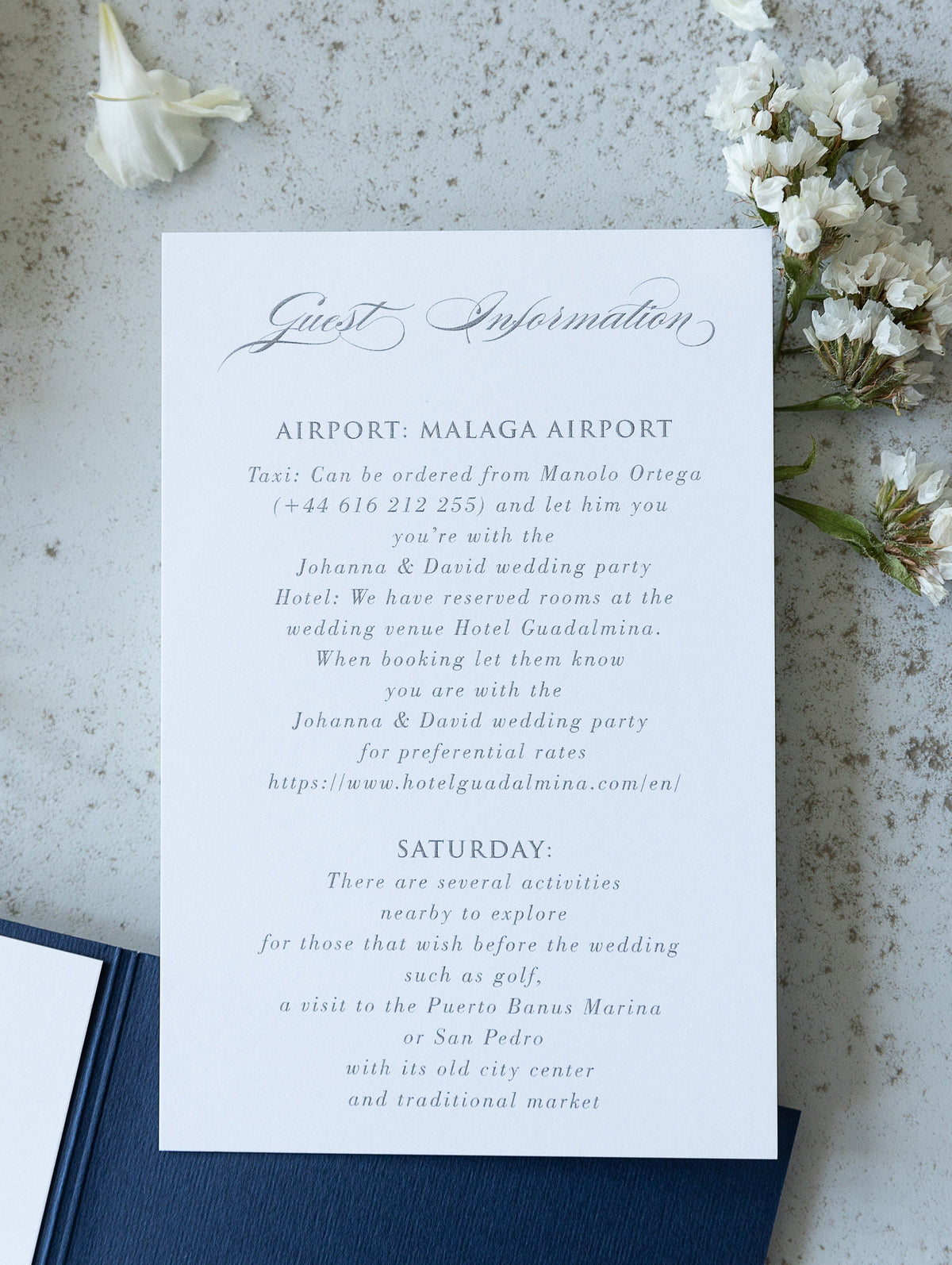 Classic Lace Pocketfold Wedding Invitation Suit, Laser Cut Folder, Invite with Envelope