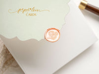 Self Adhesive Wax Seal Sticker, Handmade Wax Seals Premade, Botanical Wax Seal