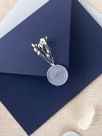 Personalized Initial Wax Seals Stickers, Handmade Wax Seals for Wedding Invitation