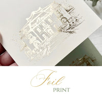 Add on: Foil Detailing in Gold, Silver, Rose Gold & Copper