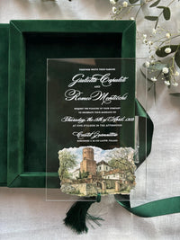 Custom Wedding Venue Watercolour Illustration | Personalized Digital Artwork (Digital Download)