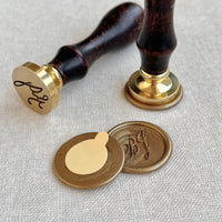 Personalized Initial Wax Seals Stickers, Handmade Wax Seals for Wedding Invitation