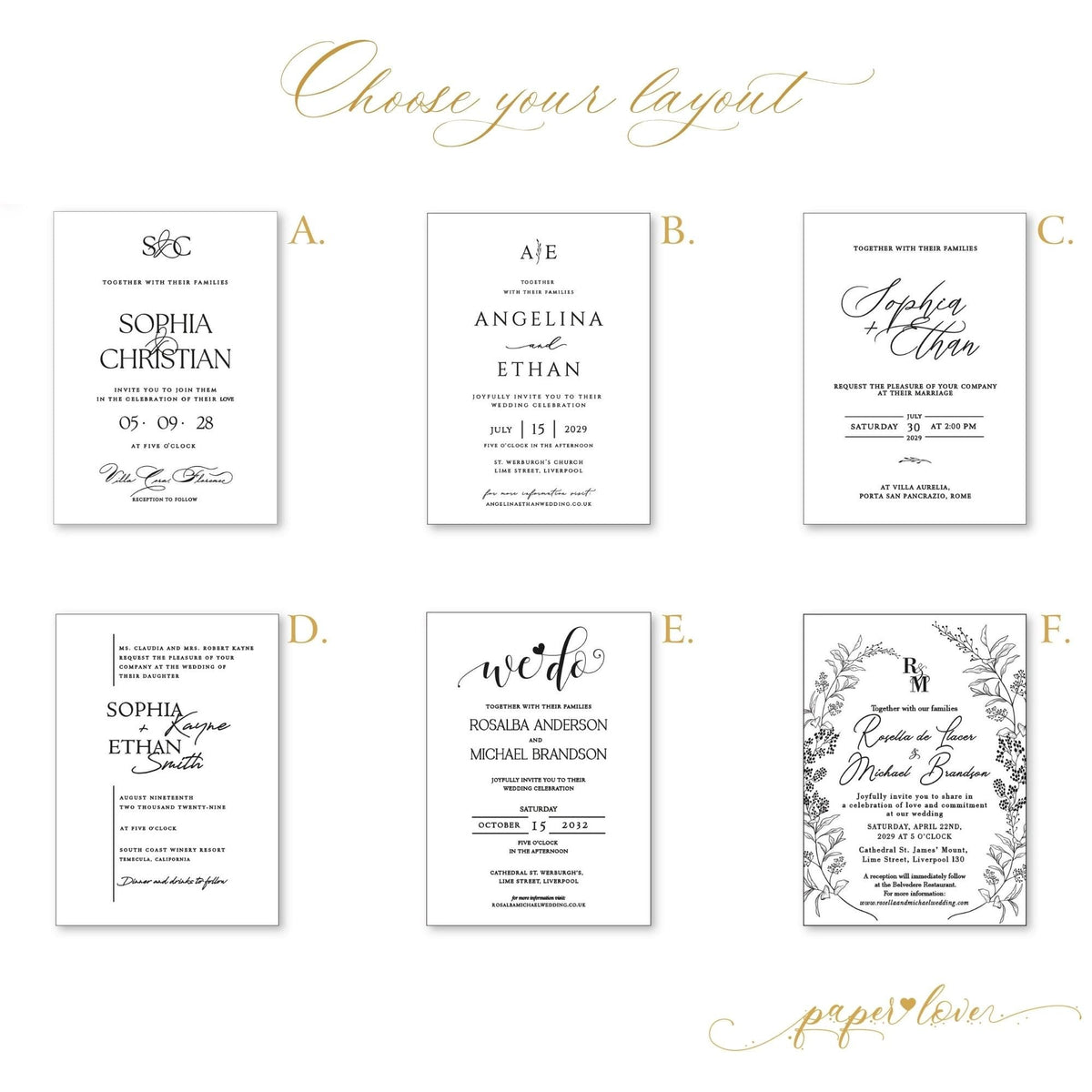 Clear Acrylic Wedding Invitation with Gold Foil Vellum Cover, Black UV Print, Wax Seal & Ribbon