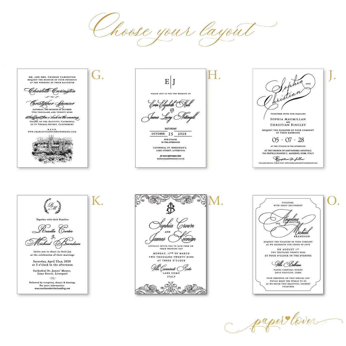 Gold Mirror Acrylic Wedding Invitation Set with Floral Design & Cream Envelopes with Wax Seal, Invitaciones de Boda