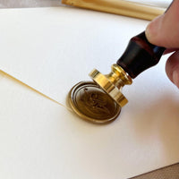 Personalized Initial Wax Seals Stickers, Handmade Wax Seals for Wedding Invitation