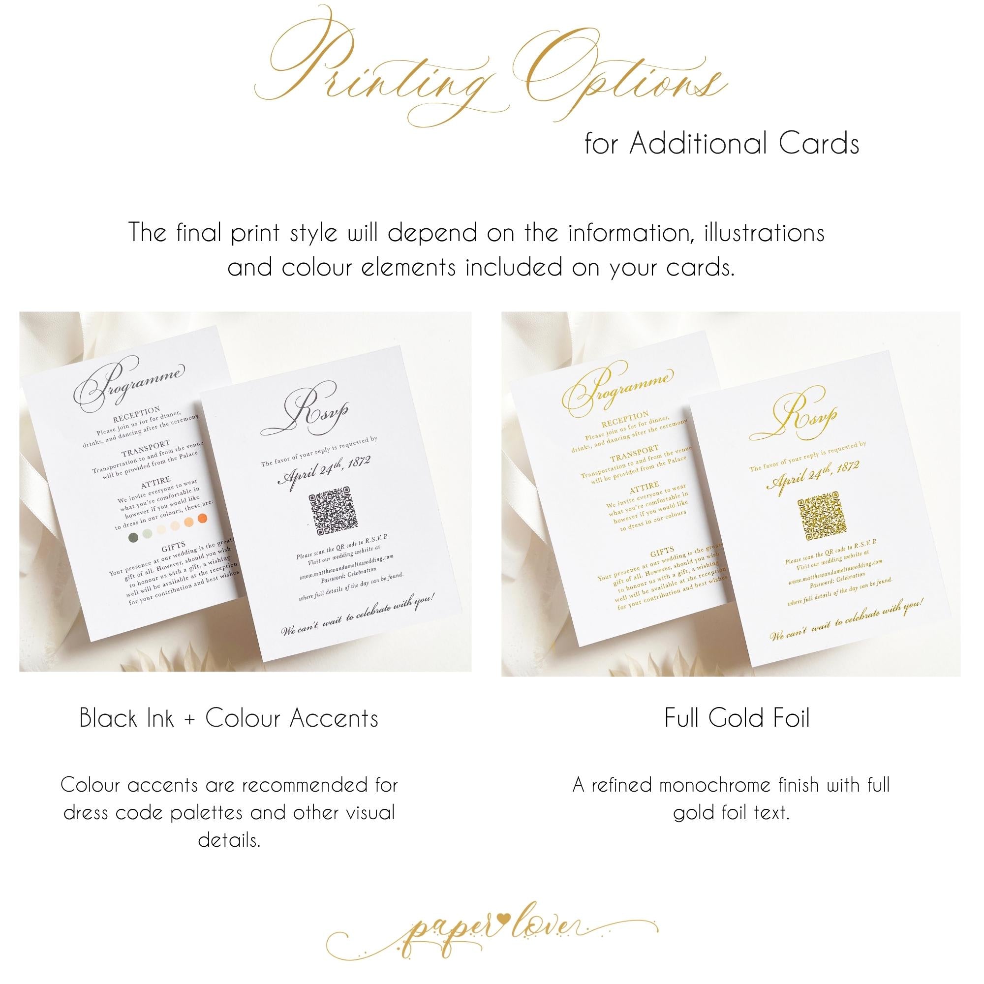 Gold Foil Wedding Invitation Suite with Pearl Embellishments, Wax Seal & Dried Flowers