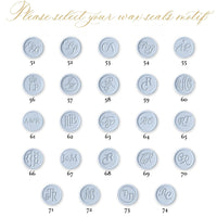 Botanical Leaf Wedding Place Cards with Wax Seal - Personalised Escort Cards