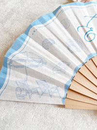 Personalised Coastal Wedding Fans - Beach Wedding Favors for Guests, Destination Wedding Gifts, Tropical Wedding Decor
