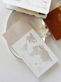 Destination Wedding Passport Invitation | Custom Watercolour Venue Illustration | Luxury Wedding Invite | Italian Wedding
