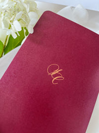 Burgundy Passport Wedding Invitations, Destination Wedding Invitation, Personalised Venue Watercolour, Travel Inspired Wedding Suite