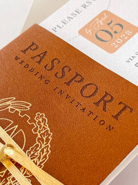Destination Wedding Passport Invitation | Custom Watercolour Venue Illustration | Luxury Wedding Invite | Italian Wedding