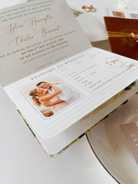 Destination Wedding Passport Invitation | Custom Watercolour Venue Illustration | Luxury Wedding Invite | Italian Wedding