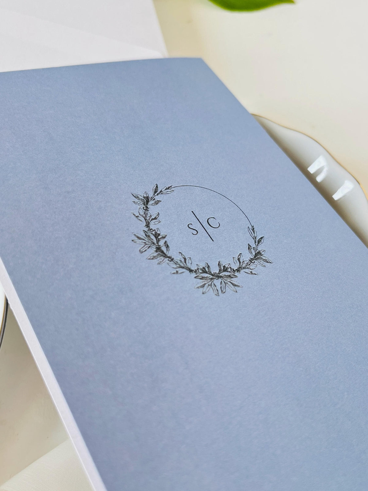 Personalised Blue Passport Wedding Invitation | Custom Vellum Watercolour Design | European Destination Wedding | Travel Wedding