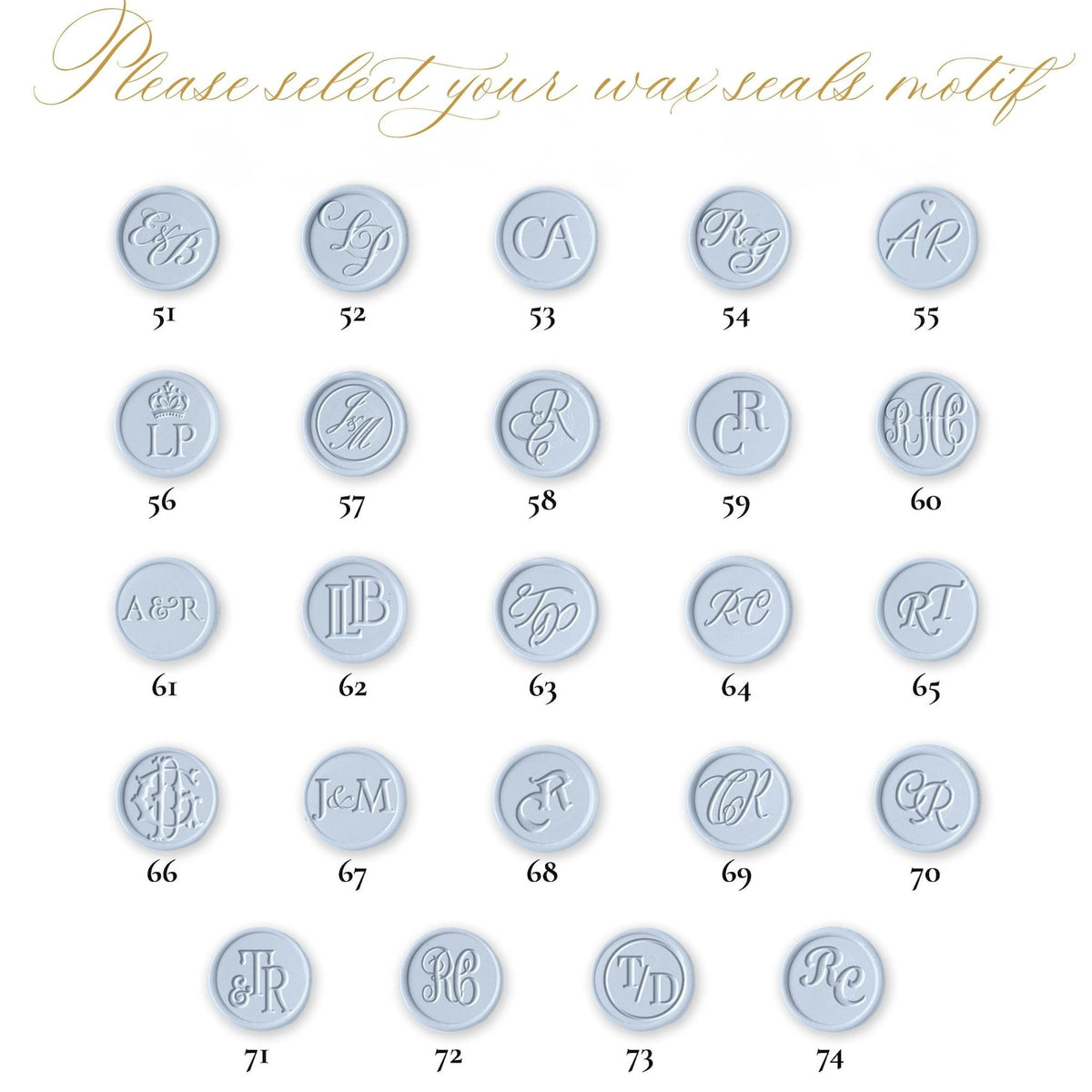 Personalised Wax Seal with Your Initials