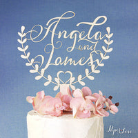 Personalised Wooden Cake Topper Birthday Decoration Anniversary Party Wedding