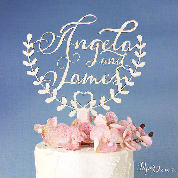 Personalised Wooden Cake Topper Birthday Decoration Anniversary Party Wedding