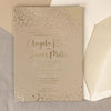 Wedding Invitations with Foil Confetti Elegant  Invitation + Envelope