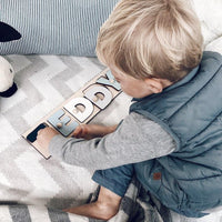 Personalised 3D Name Puzzle Educational Wooden Toy for Children Early Learning Letter Shape Matching Games with Pegs Gift For Kids Birthday