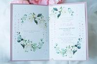 Personalised Baby Invitations with a photo - for Baby Girl - Baptism, First Year, Birthday