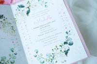 Personalised Baby Invitations with a photo - for Baby Girl - Baptism, First Year, Birthday