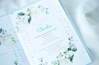 Personalised Baby Invitations with a photo - for Baby Boy - Baptism, First Year, Birthday