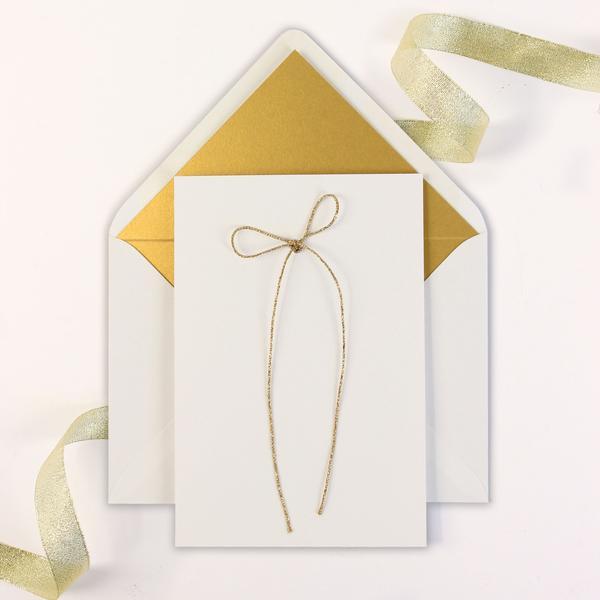 Save the Date Magnet Gold Foil Heart Pressed Design Mirror Heart Engraved