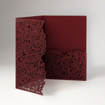 Laser Cut Covers ONLY Pocket Fold Invitations 7 colours - Pocketfold Elements, DIY Cut, 3 fold pocket, Wedding Cards Invitation