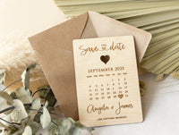 Save The Date Wooden engraved Cards, Wedding Save Cards Rustic