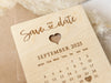 Save The Date Wooden engraved Cards, Wedding Save Cards Rustic