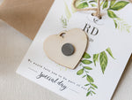 Save The Date wooden Magnet with Cards, Wedding Save Cards Rustic