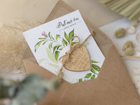 Save The Date wooden Magnet with Cards, Wedding Save Cards Rustic