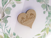 Sonoma Oak Personalised Wedding Guestbook, Drop Box Set with Chest + Pen