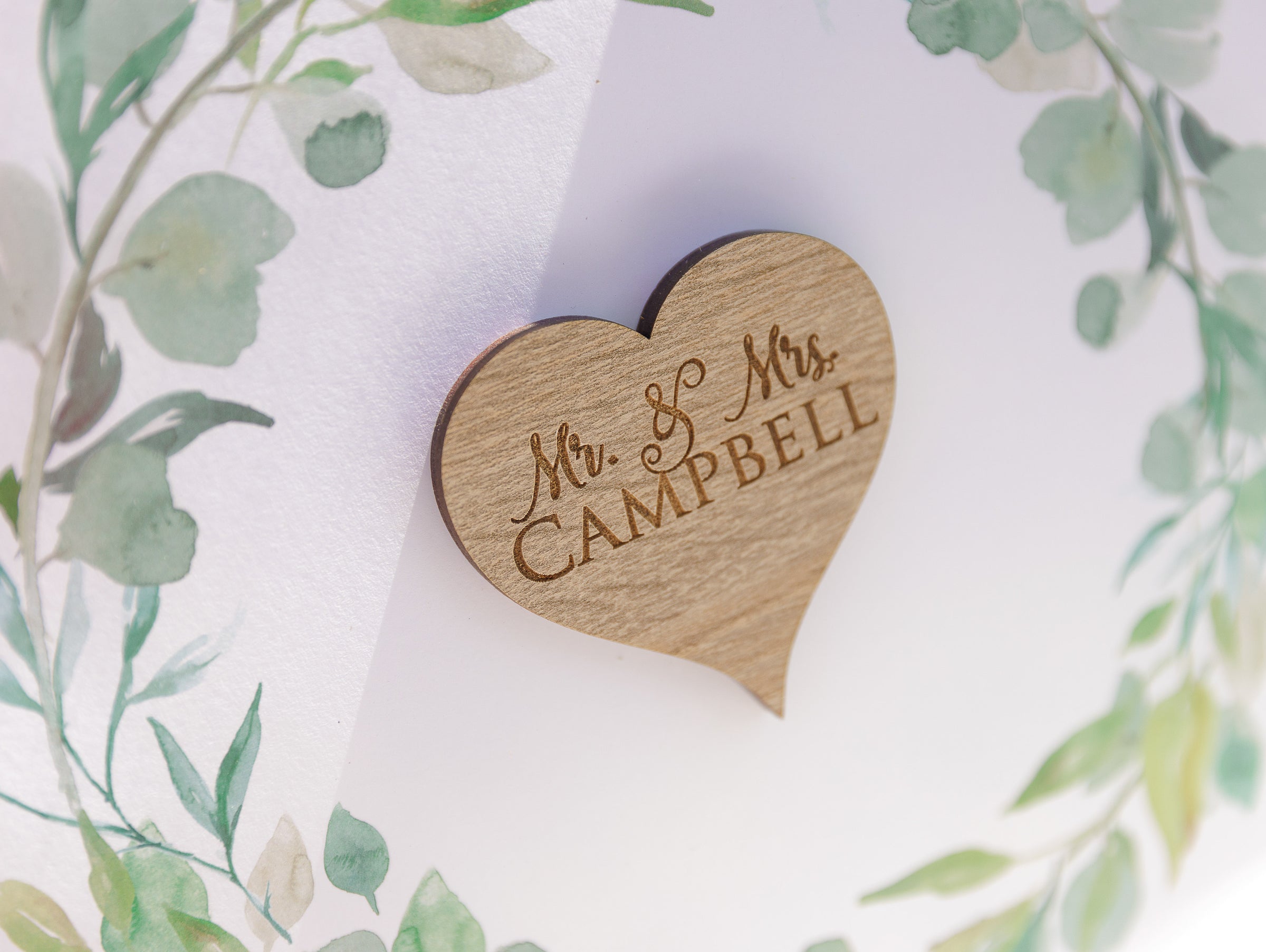 Sonoma Oak Personalised Wedding Guestbook, Drop Box Set with Chest + Pen