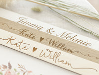 White Personalised Wedding Guestbook, Drop Box Set with Chest + Pen