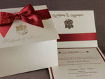 Asian Wedding Invitation, Laser Cut With Complimentary Envelopes and Printing