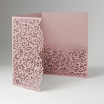 Laser Cut Covers ONLY Pocket Fold Invitations 7 colours - Pocketfold Elements, DIY Cut, 3 fold pocket, Wedding Cards Invitation