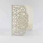 Laser Cut Covers ONLY Pocket Fold Invitations 7 colours