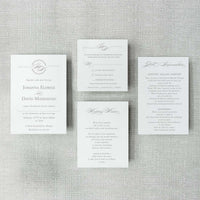 Burgundy Pocketfold Laser Cut Invitations for 4 inserts