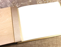 Heart Tree Wood Guest Book Personalized Wedding Photo Album Wood